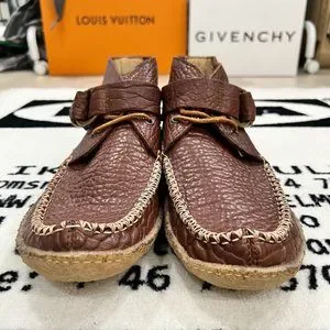 RARE! Punto Pigro X Journal Standard Grained Leather Opanka Lace Up Boots RARE! Punto Pigro X Journal Standard Grained | Mercari main image 3